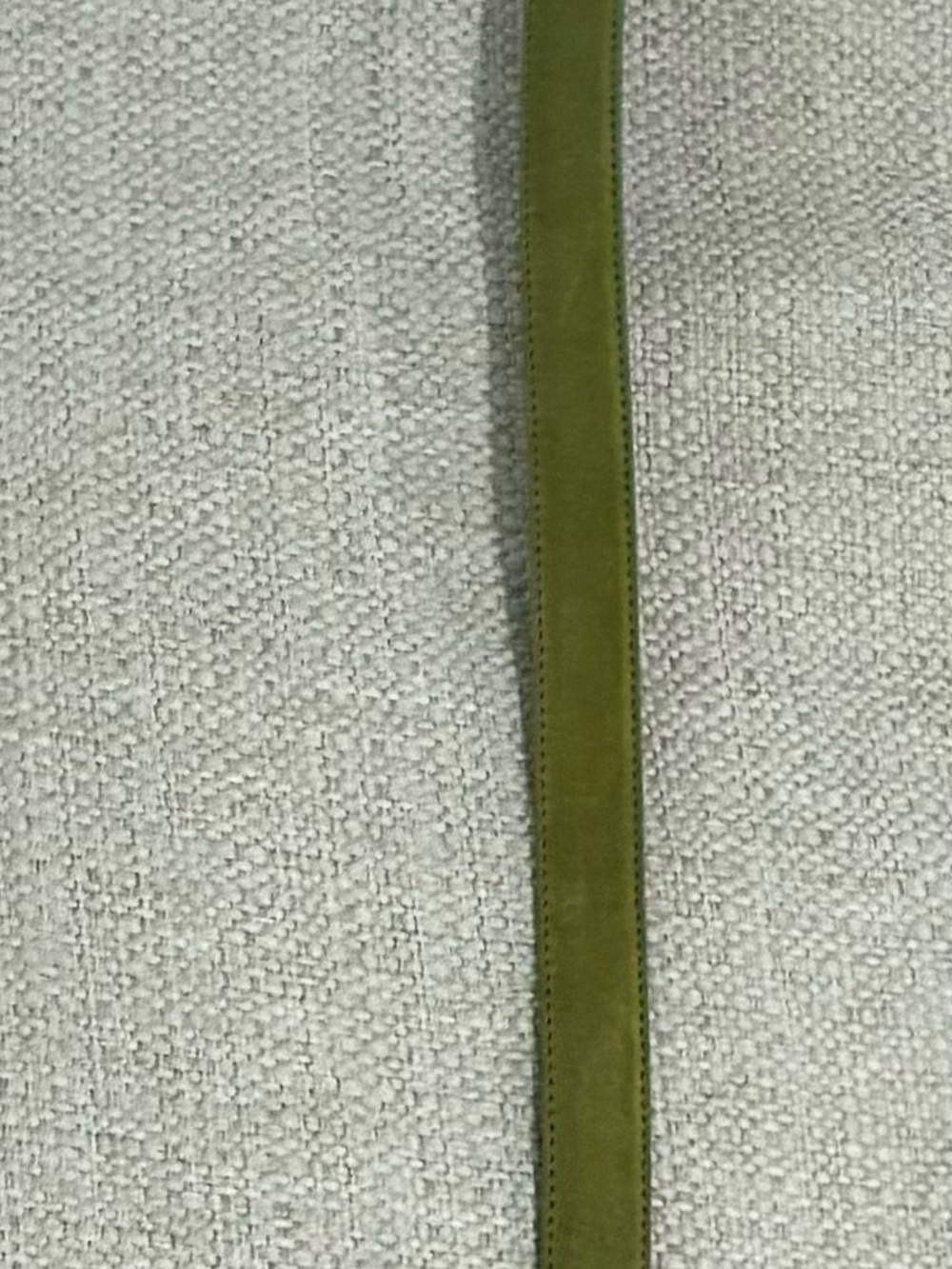 Brighton Green Suede L silver-toned dangling word Belt - Picture 3 of 12